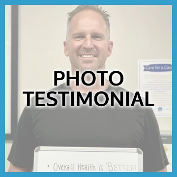 Chiropractic Williamsburg VA Photo Testimonial Button